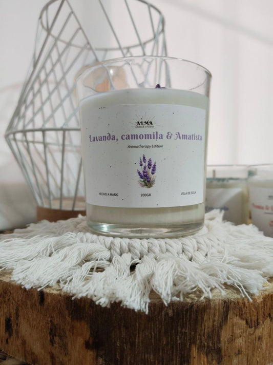 Lavanda, camomila & Amatista